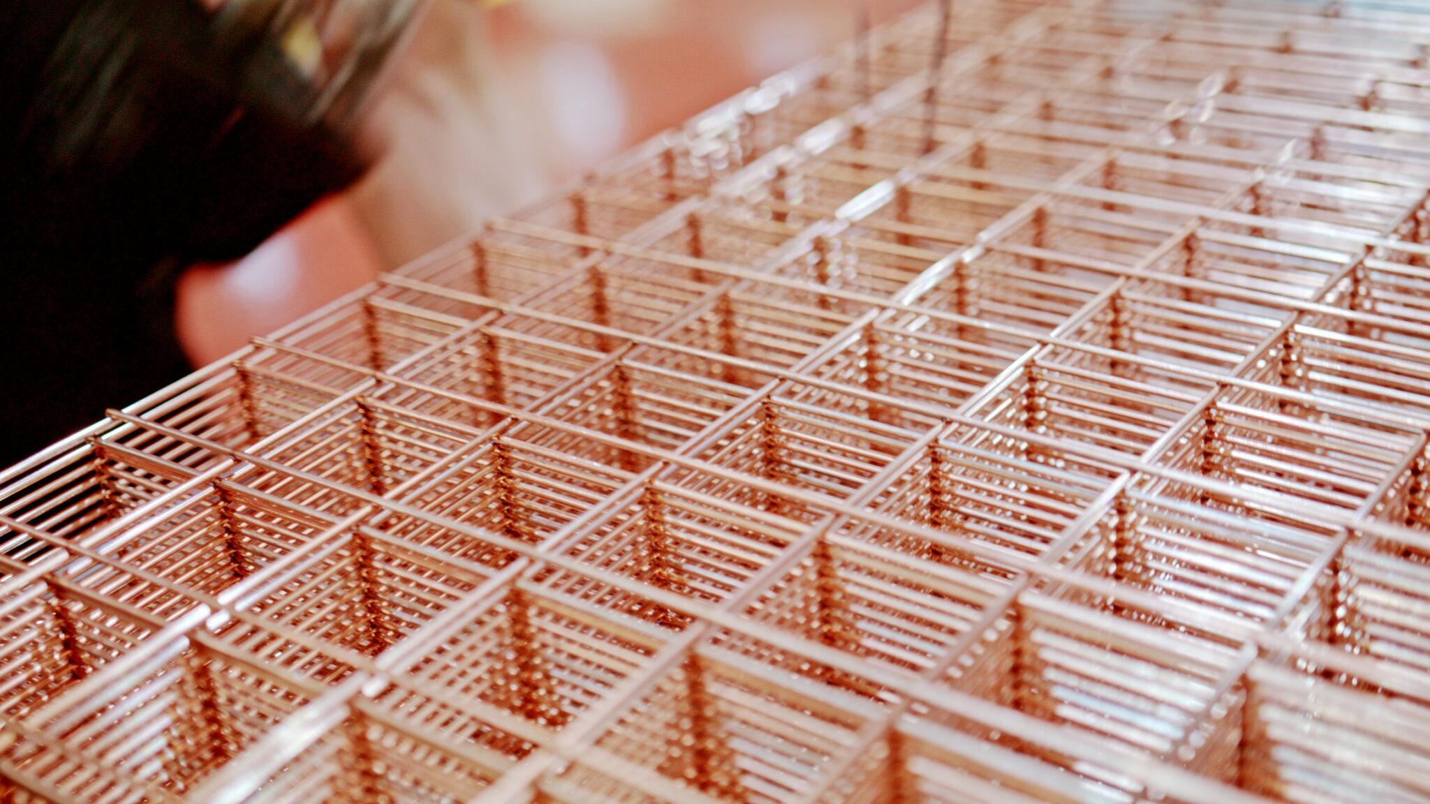 Quality check Copper washed industrial Mesh 2